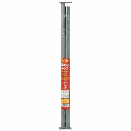 ALL-SOURCE 30 In. to 48 In. Adjustable Closet Rod, Lustra 226464
